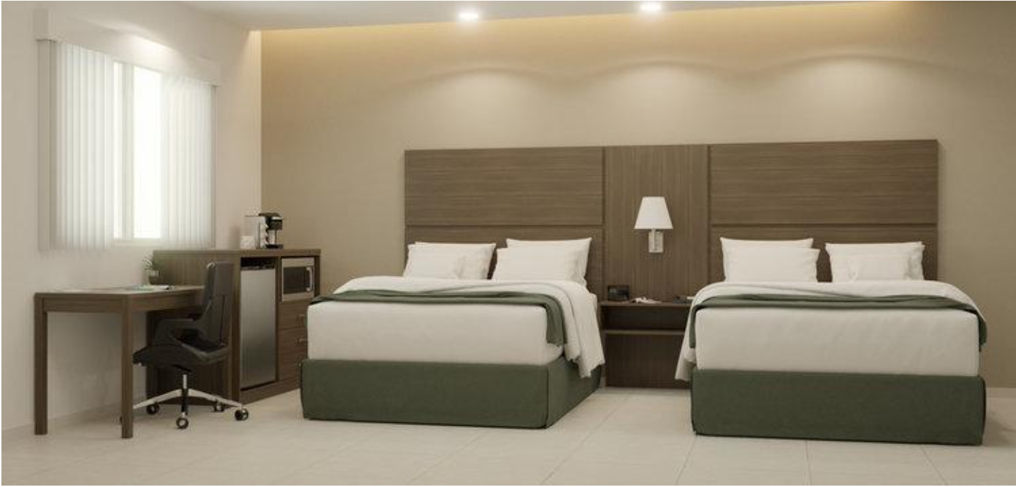Twin Queen Size Bed GL-LM09